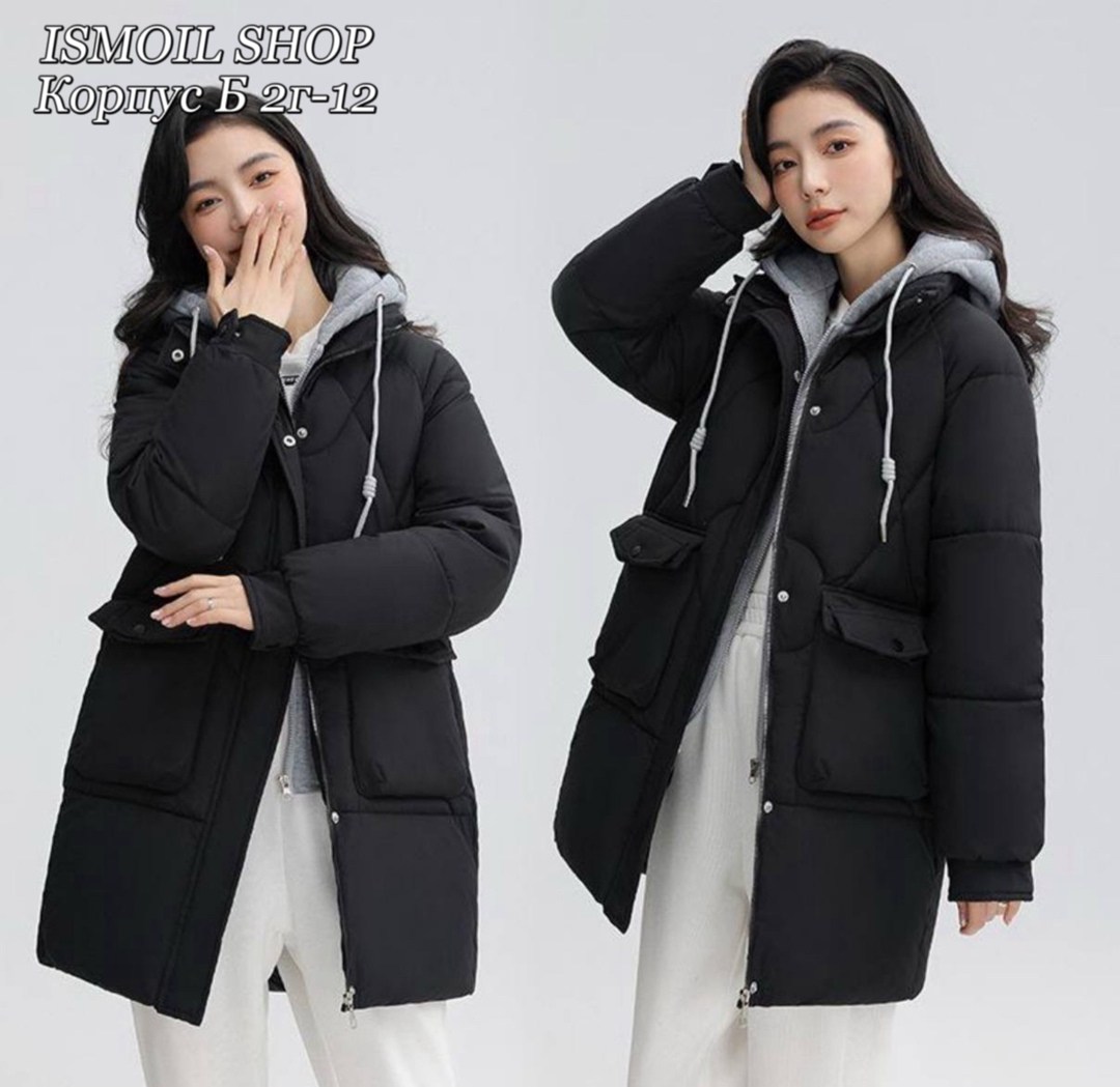 пуховик повседневный,стильные пуховики,зимняя куртка женская,пуховик средней длины,женские пуховики