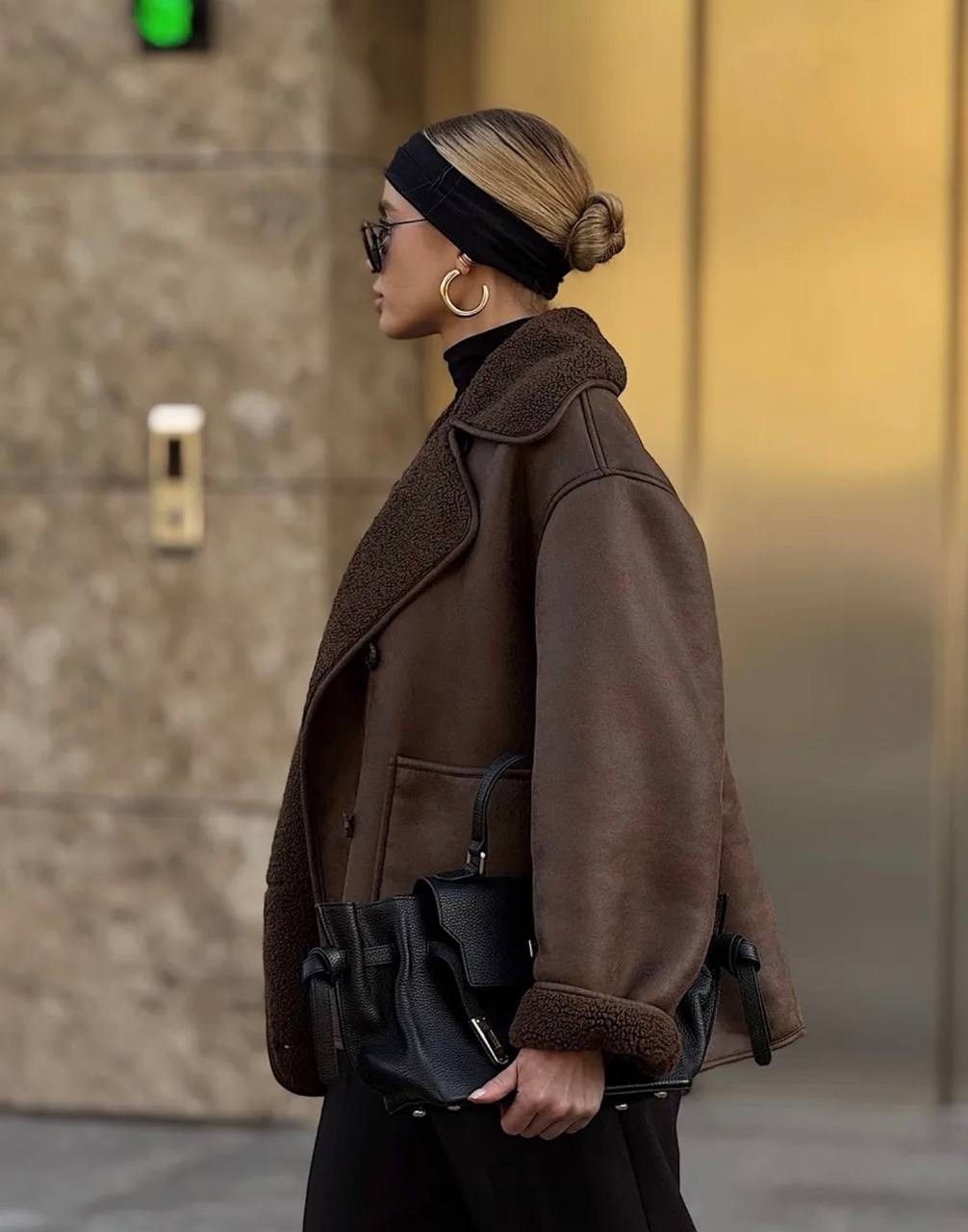 дубленка оверсайз,стильная дубленка,замшевая куртка,женская куртка,пальто и куртки