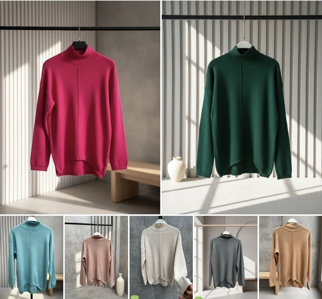 модные свитера,женский свитер,свитер джемпер,кашемировый свитер с высоким воротником,свитер