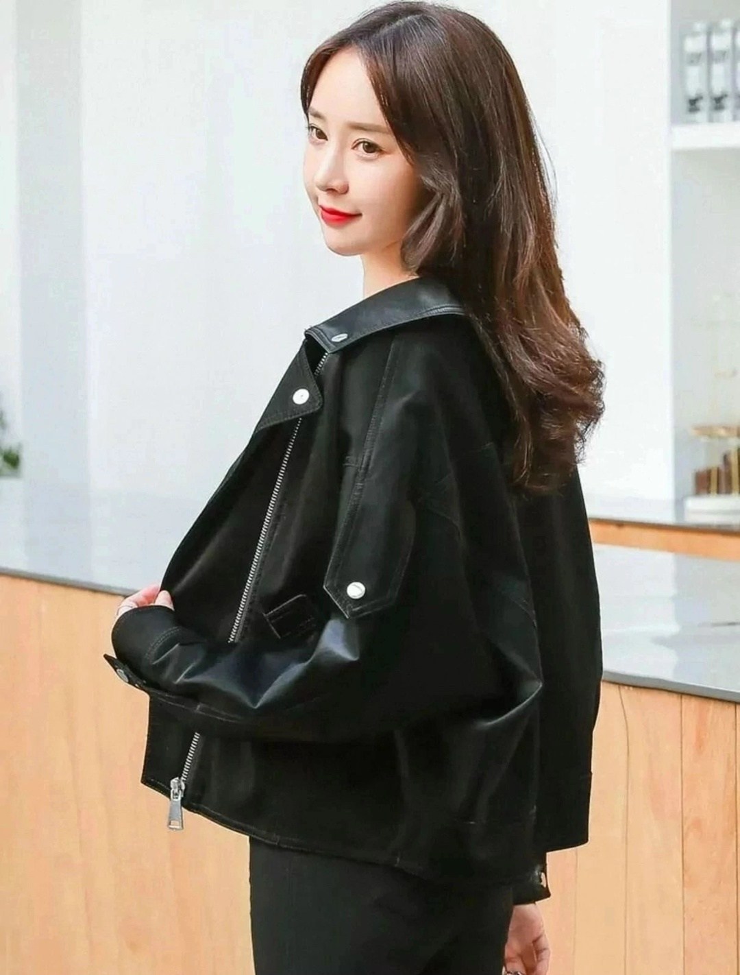 куртка из искусственной кожи женская,куртка женская кожаная,короткая куртка из искусственной кожи,женская байкерская куртка из искусственной кожи,кожаная куртка