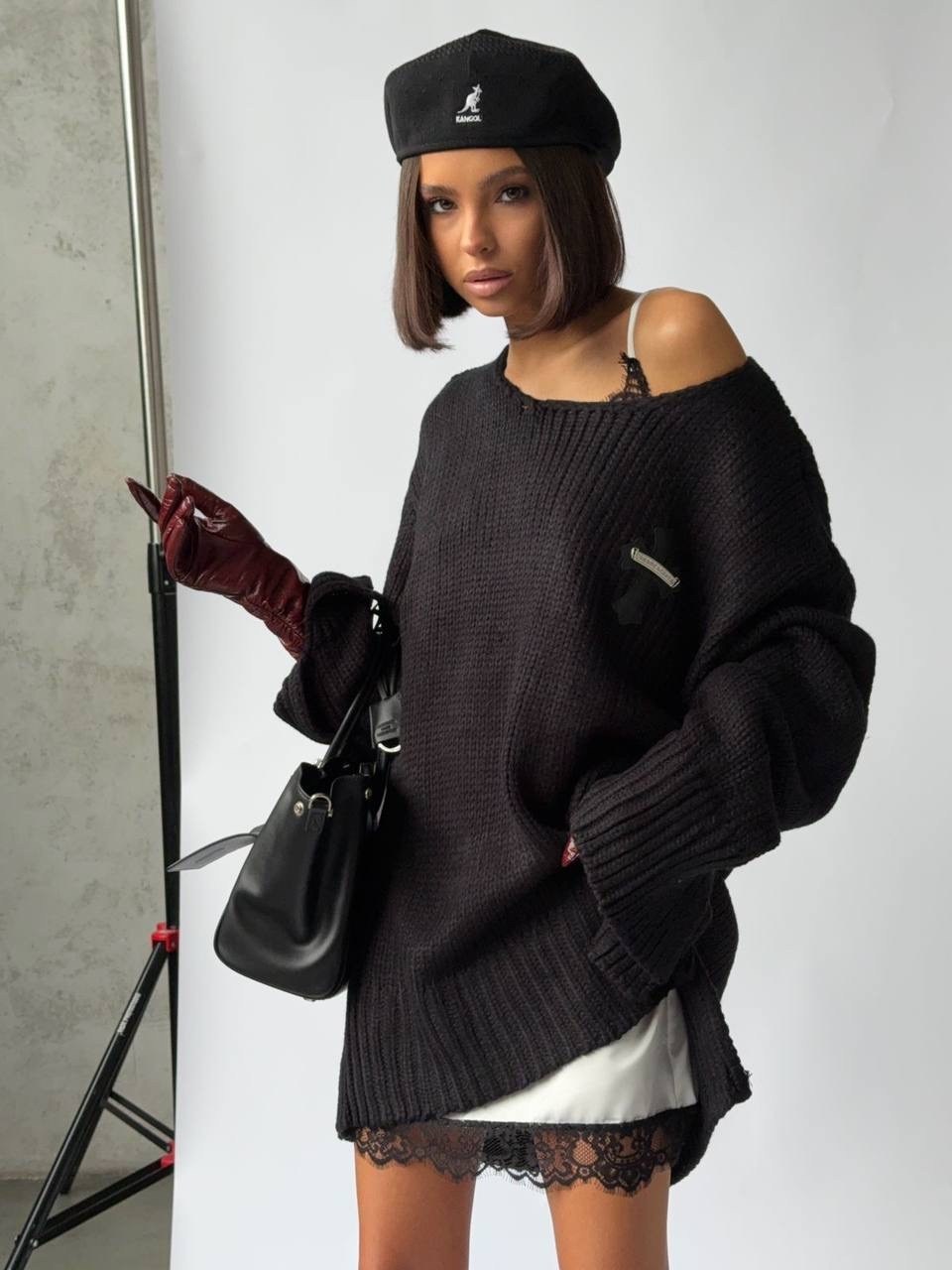 платье свитер вязаное,свитер женский оверсайз,вязаный свитер оверсайз,платье свитер оверсайз рваное,свитер в стиле оверсайз