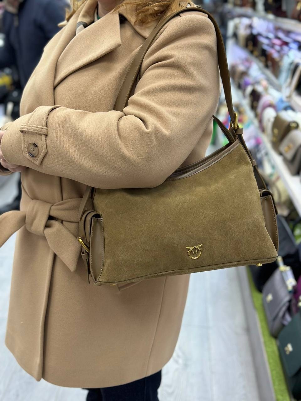 замшевая сумка,замшевая сумка женская,сумка пинко из замши,сумка женская натуральная замша,сумки люкс