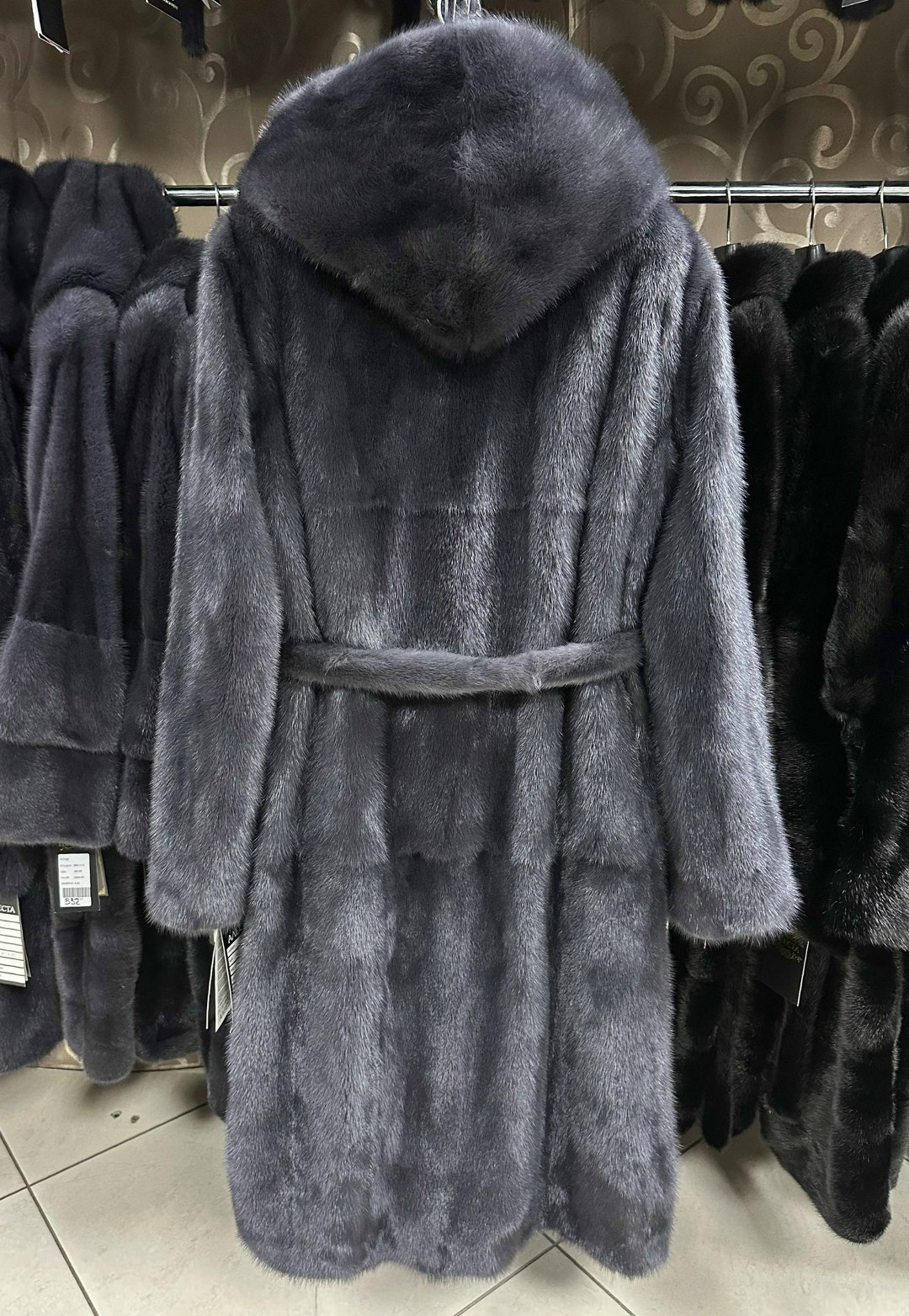 норковая шуба,шуба норковая с капюшоном,шуба из норки,шуба норковая графит,шуба из норки с капюшоном