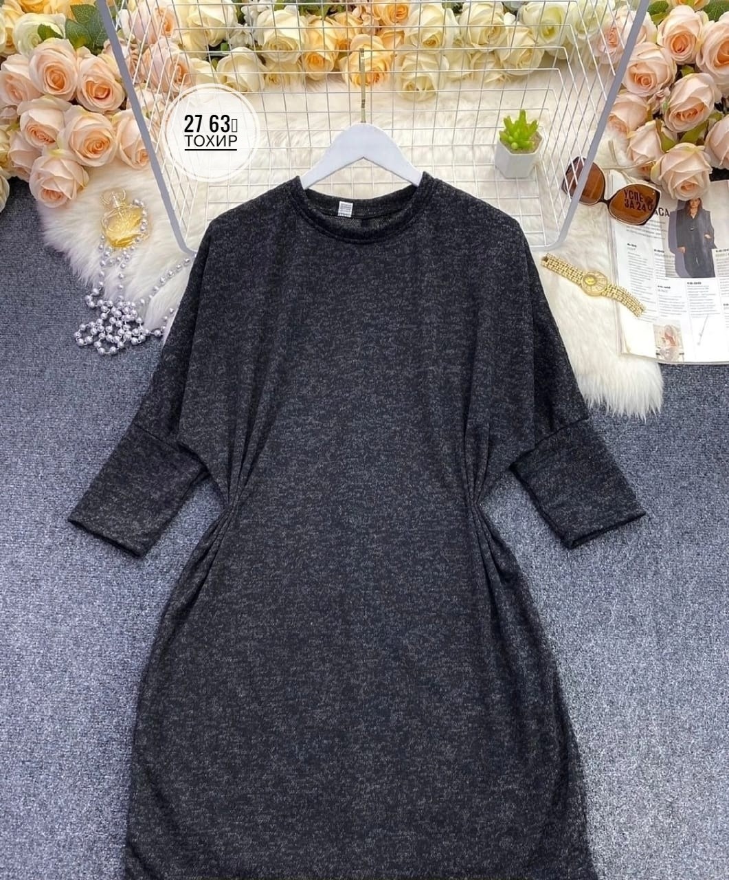 туника теплая,туника стильная,теплая туника больших размеров,туника женская,туника женская платье женское