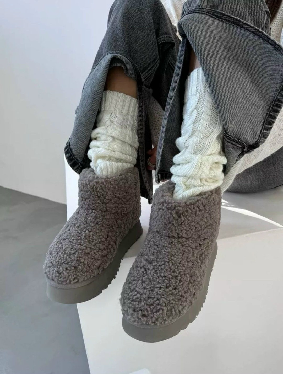 угги женские,зимние угги,зимние угги на платформе,женская ,теплая