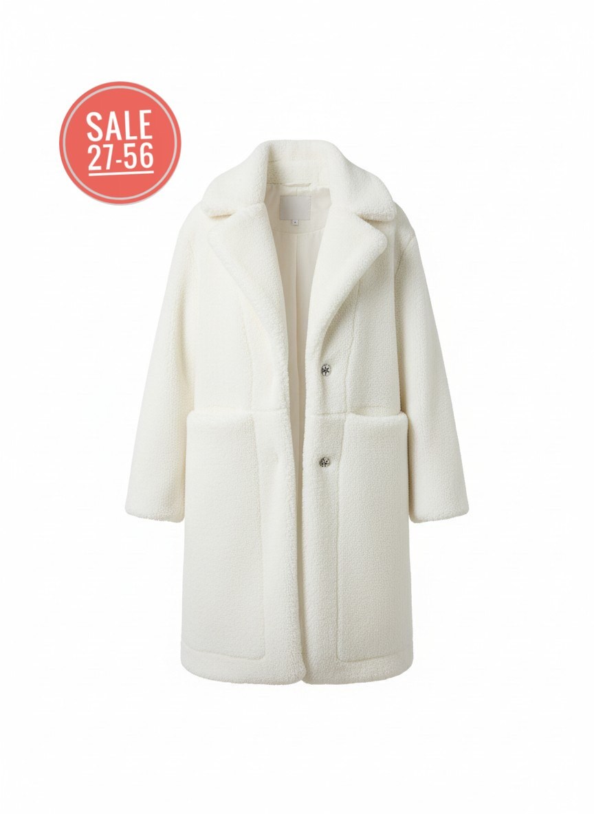 пальто модное,белое плюшевое пальто,пальто оверсайз,пальто из искусственного меха,пальто зимнее