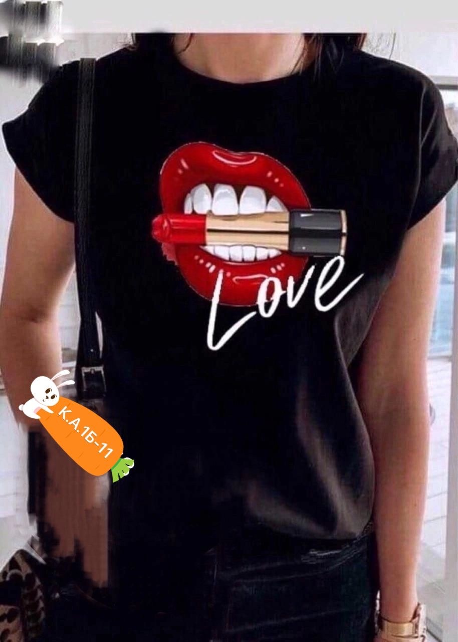 майка с губами,женская футболка с принтом,женская футболка,футболка с принтом губы,летние женские футболки