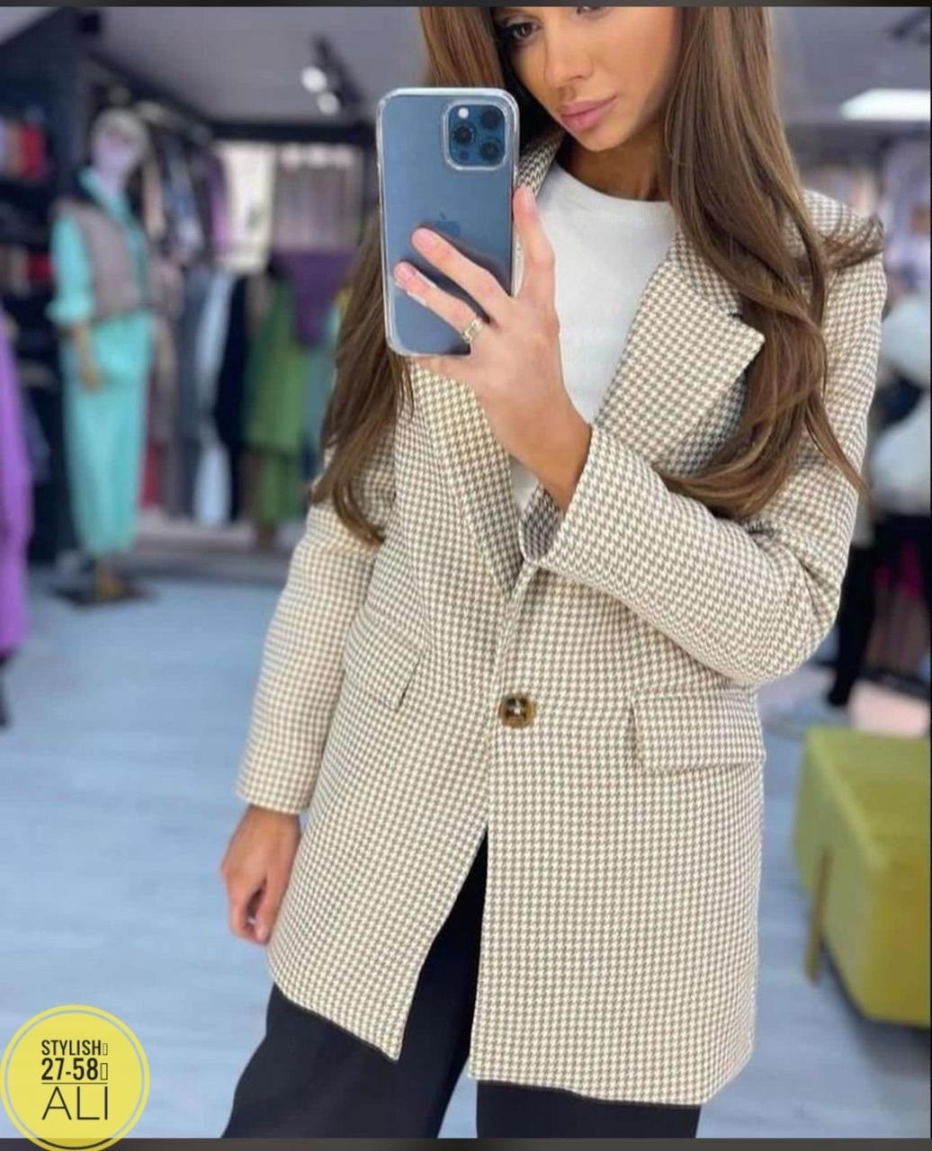 женский клетчатый пиджак,клетчатый костюм,винтажный пиджак,кардиган пиджак,женский блейзер в клетку