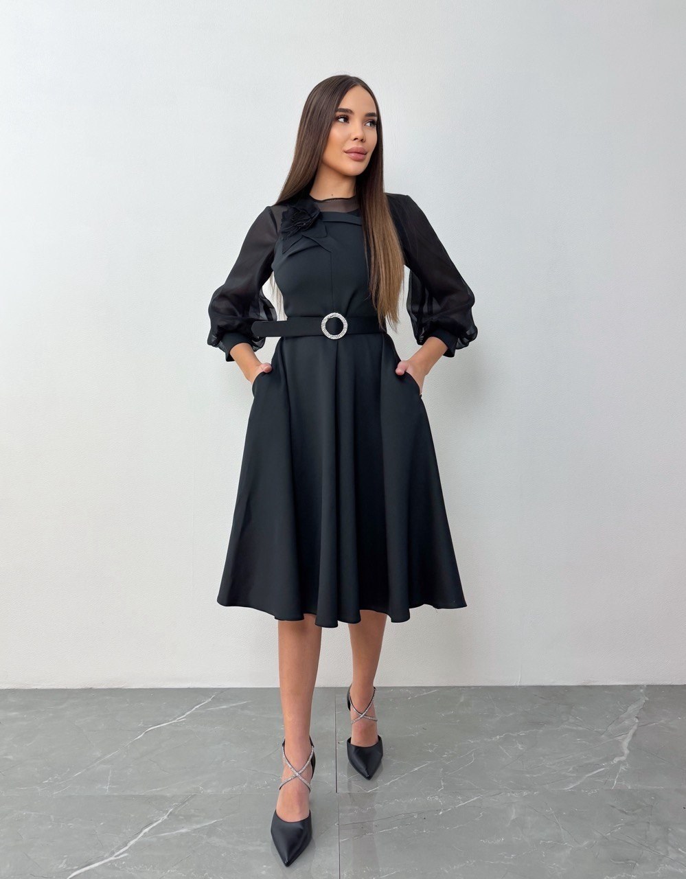 платье свадебное миди,платье,нарядное платье,платье креп,платье миди