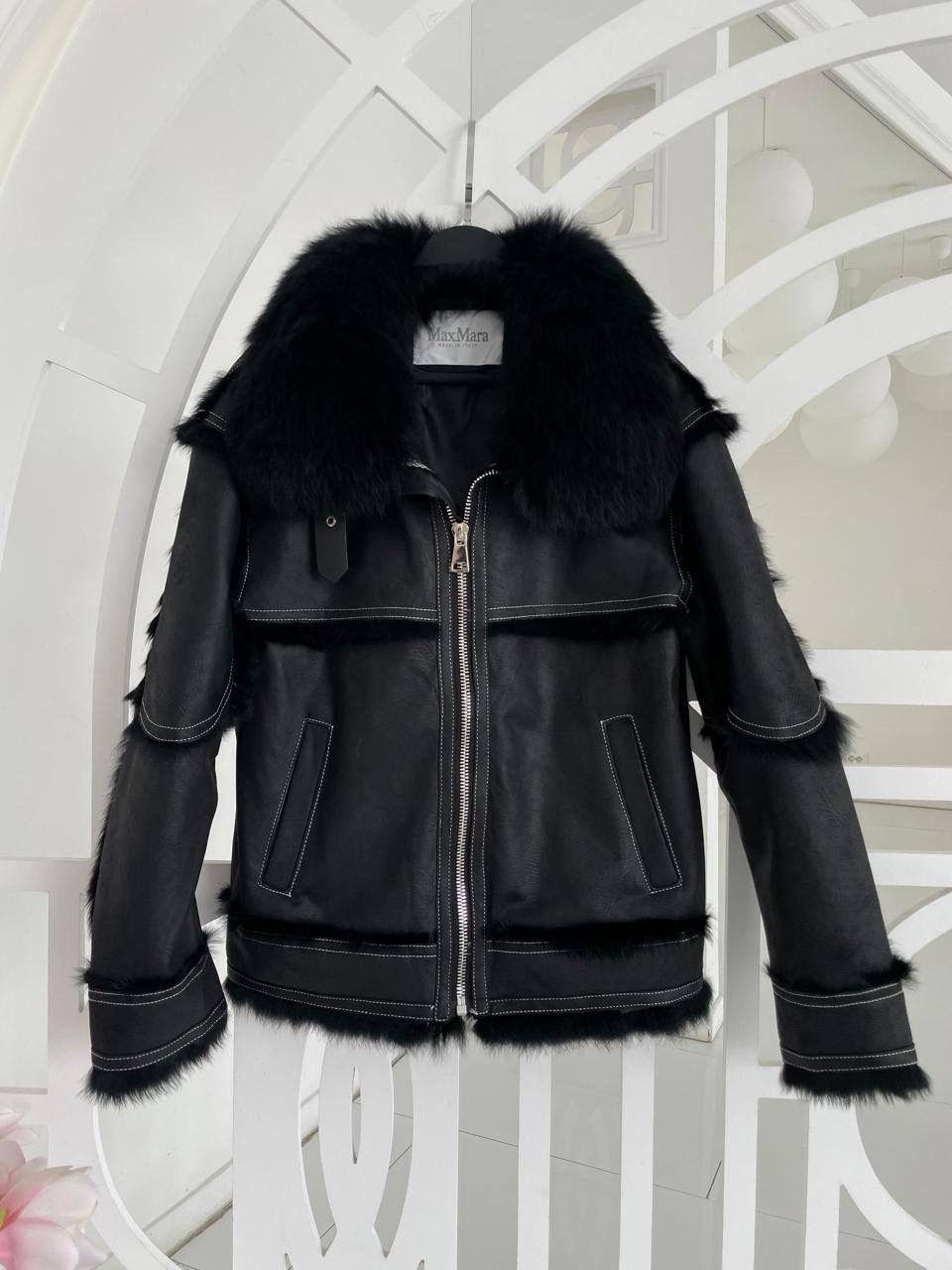 дубленка авиатор тоскана женская,aftf basic дубленка черная авиатор,меховая куртка,женская куртка из искусственной кожи,дубленка женская