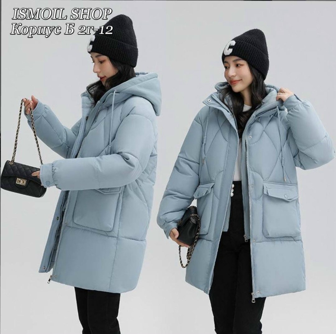 пуховик повседневный,стильные пуховики,зимняя куртка женская,пуховик средней длины,женские пуховики
