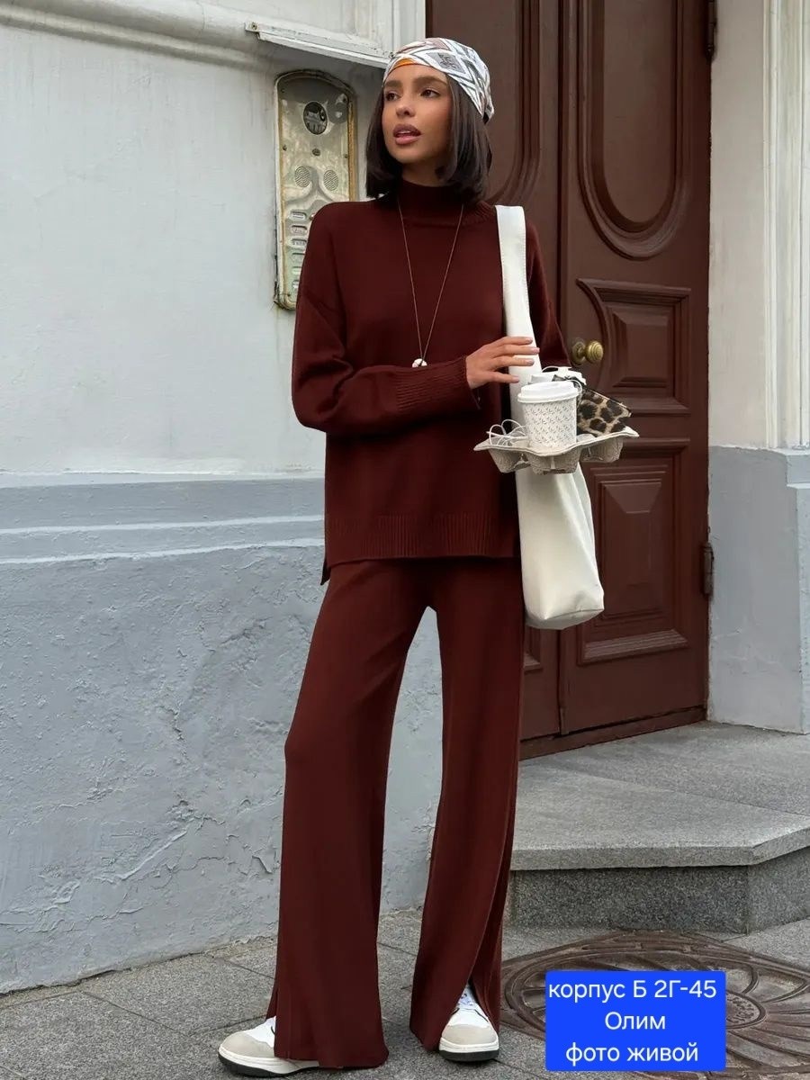 трикотажные костюмы,костюм двойка кашемир,костюм кашемир,костюм с брюками,женский трикотажный костюм