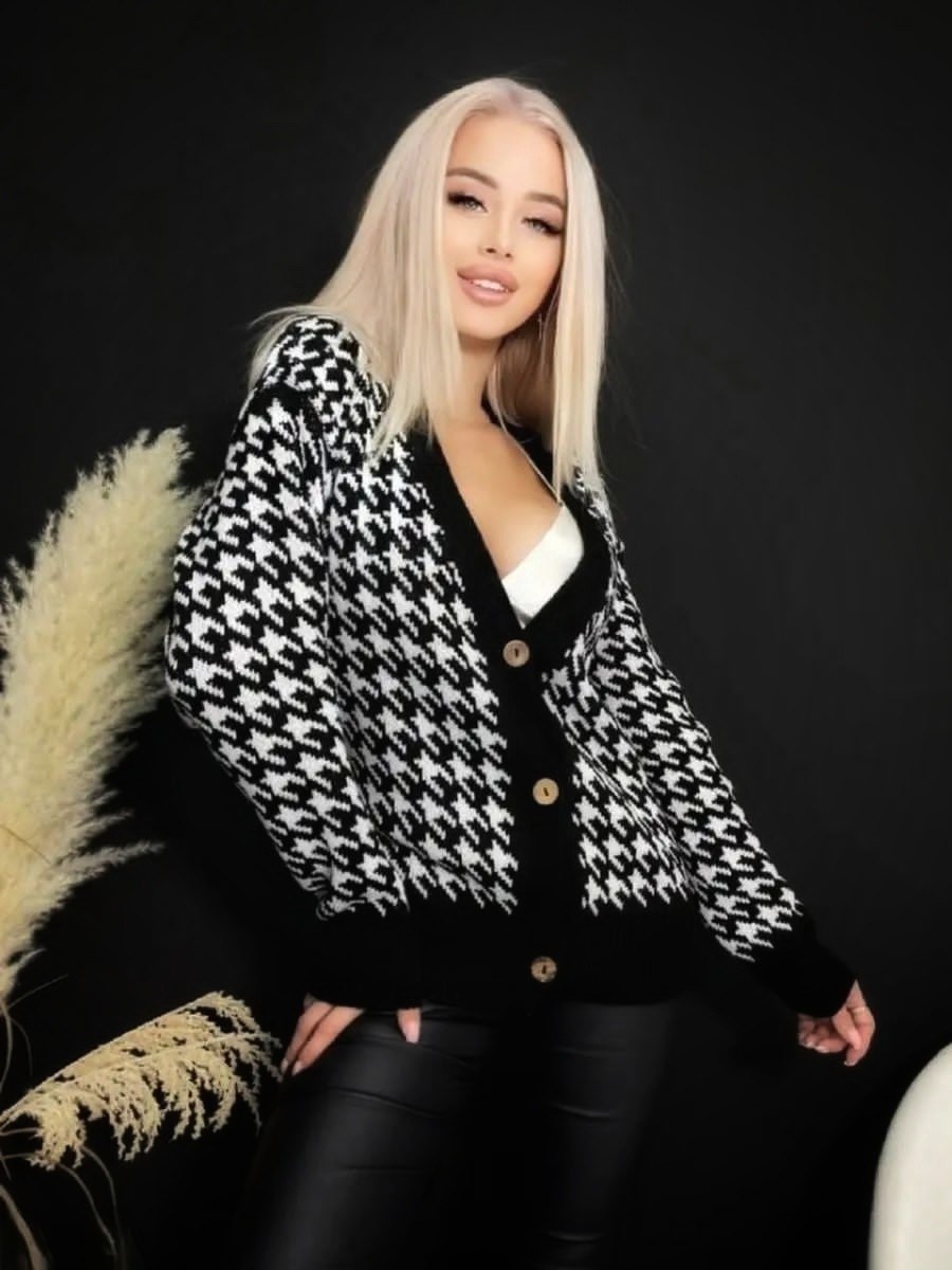 кардиган гусиная лапка,toptop кардиган гусиная лапка,кардиган,кардиган женский,кардиган кофта