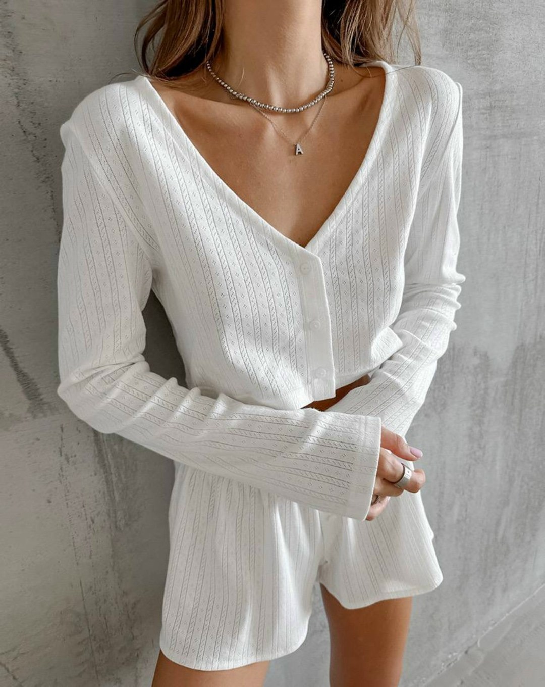 белая пижама,пижама комплект,пижама для женщин,женская пижама,комплект женской пижамы