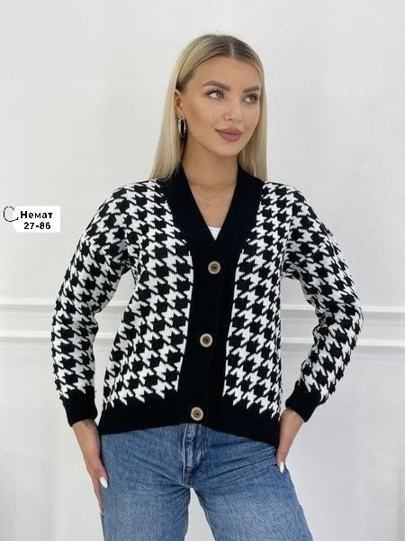 кардиган,женские кардиганы,кардиган вязаный женский,кардиган гусиная лапка,кардиган стильный