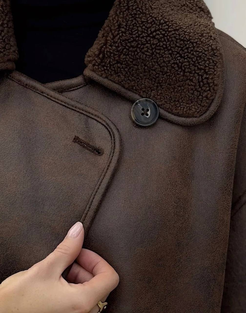 дубленка оверсайз,стильная дубленка,замшевая куртка,женская куртка,пальто и куртки