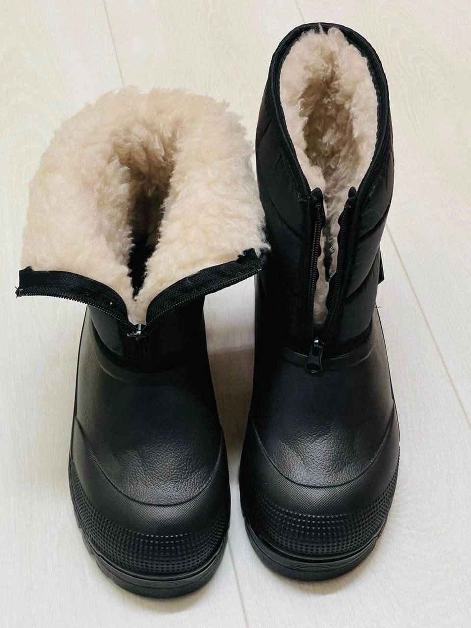 сапоги резиновые мужские утепленные,зимние мужские сапоги,,зимняя ,молодёжные сапоги мужские зимние 45 размер