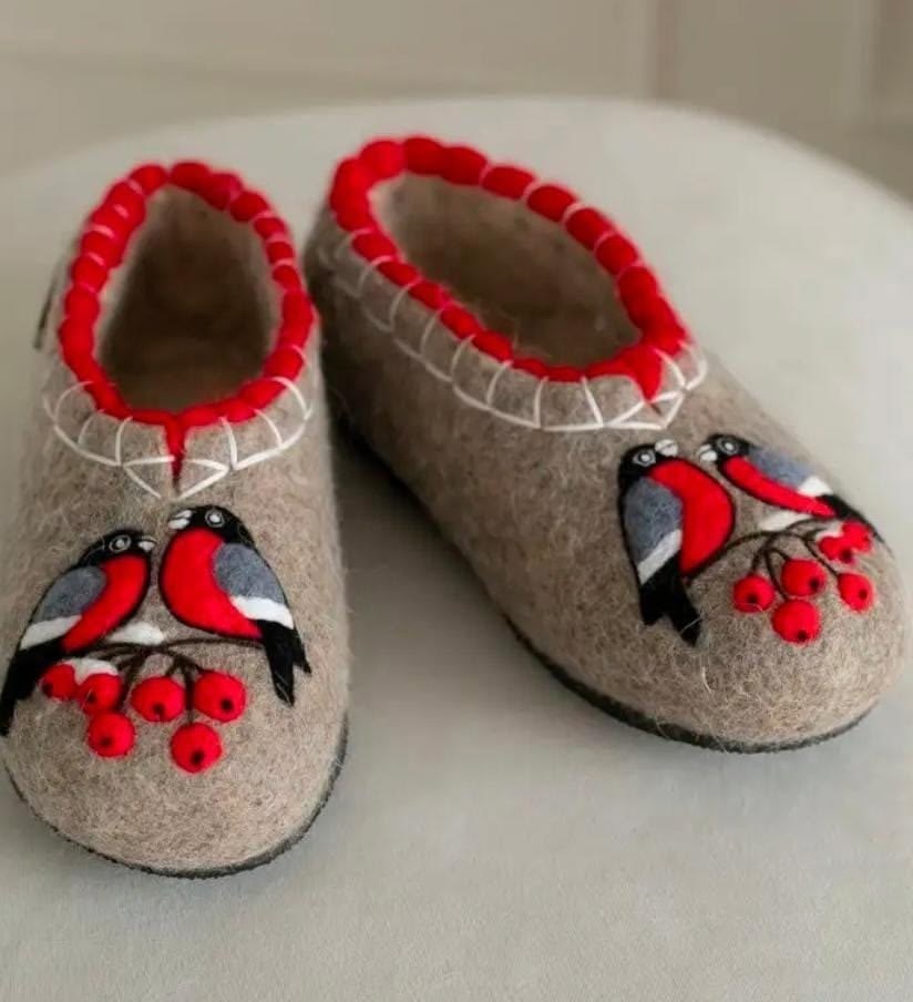 валяные тапочки,тапки-валенки для дома,тапочки из шерсти,тапочки топваленки,войлочные тапочки