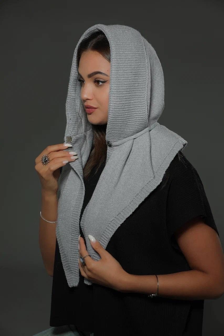 вязаный капор,капор женский вязаный,капор вязанный,женский капор,капор шапка