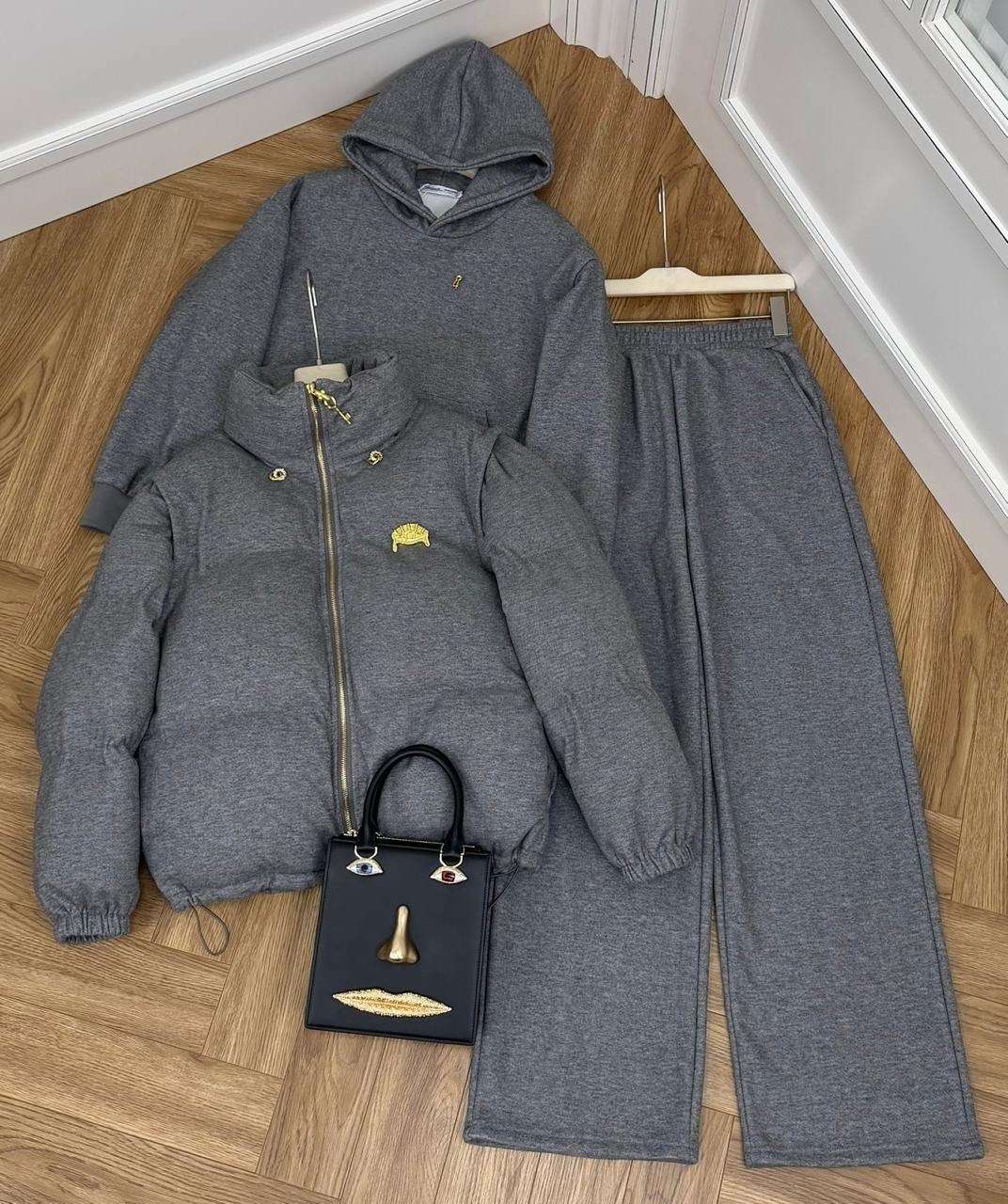 костюм тройка с курткой,стильная куртка,стильные костюмы,костюм тройка женский,костюм на флисе