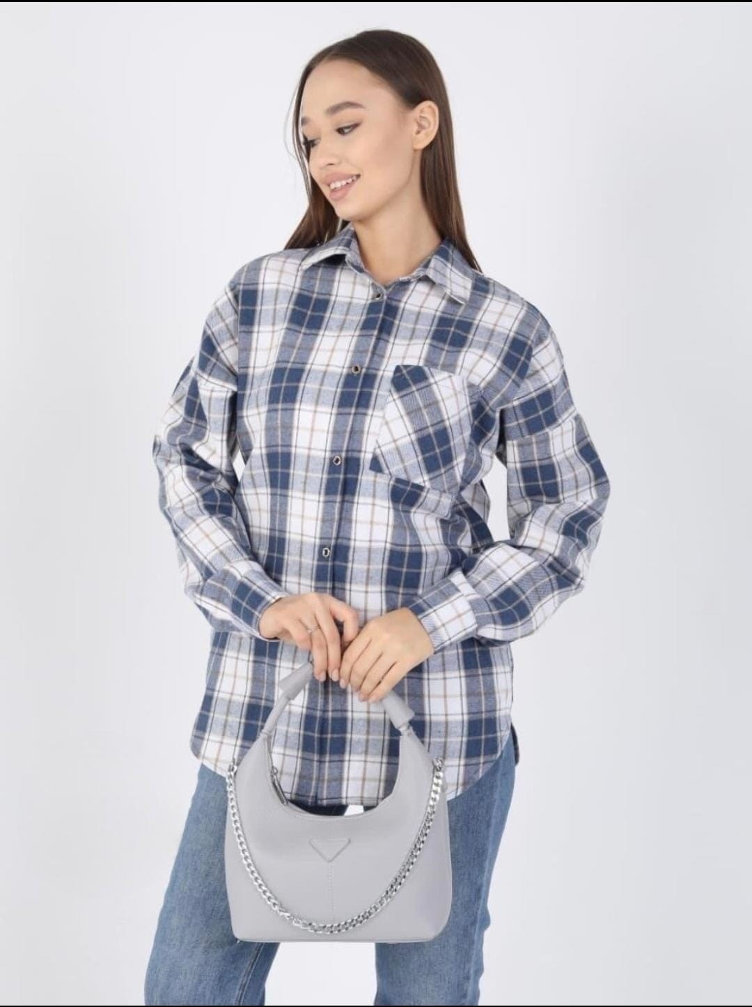 рубашка женская в клетку оверсайз,женская рубашка в клетку,женская рубашка,рубашка женская в клетку теплая,рубашка в клетку