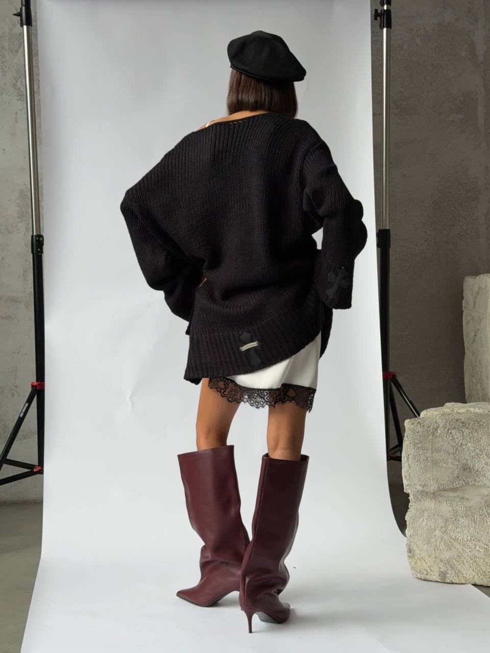 платье свитер вязаное,свитер женский оверсайз,вязаный свитер оверсайз,платье свитер оверсайз рваное,свитер в стиле оверсайз