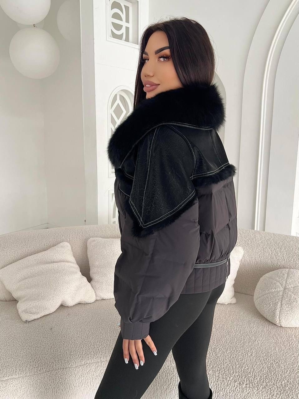 женский пуховик с меховым воротником,пуховики с мехом,пуховики с натуральным мехом,меховая куртка,пуховик с меховым воротником