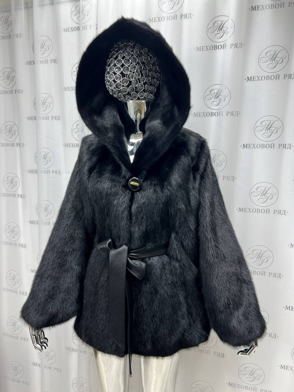 шуба норковая летучая мышь,шуба норковая,шуба норковая с капюшоном,шуба летучая мышь с капюшоном,шуба норковая блэкглама автоледи
