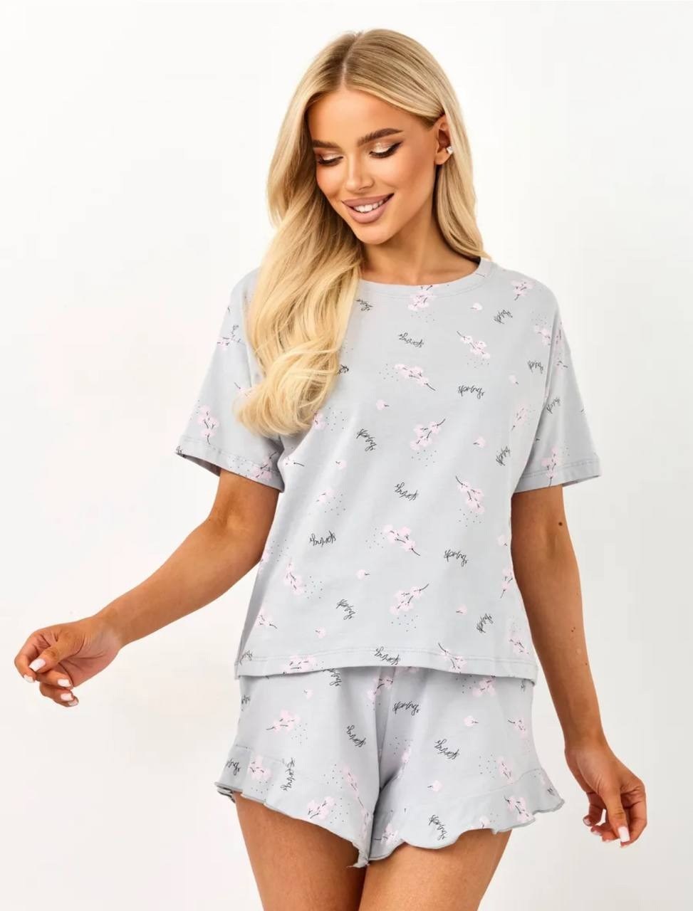 пижама женская с шортам,пижама с шортами и футболкой,пижама с шортами и футболкой оверсайз,пижама женская,пижама с шортами