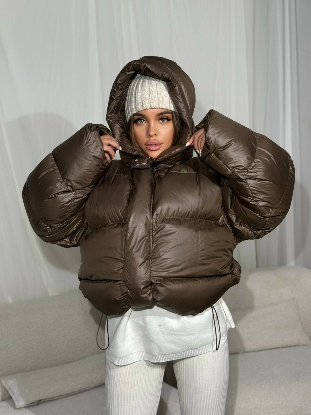 модная куртка,куртка оверсайз,стильная куртка,куртка комбинированная,куртка пуховик