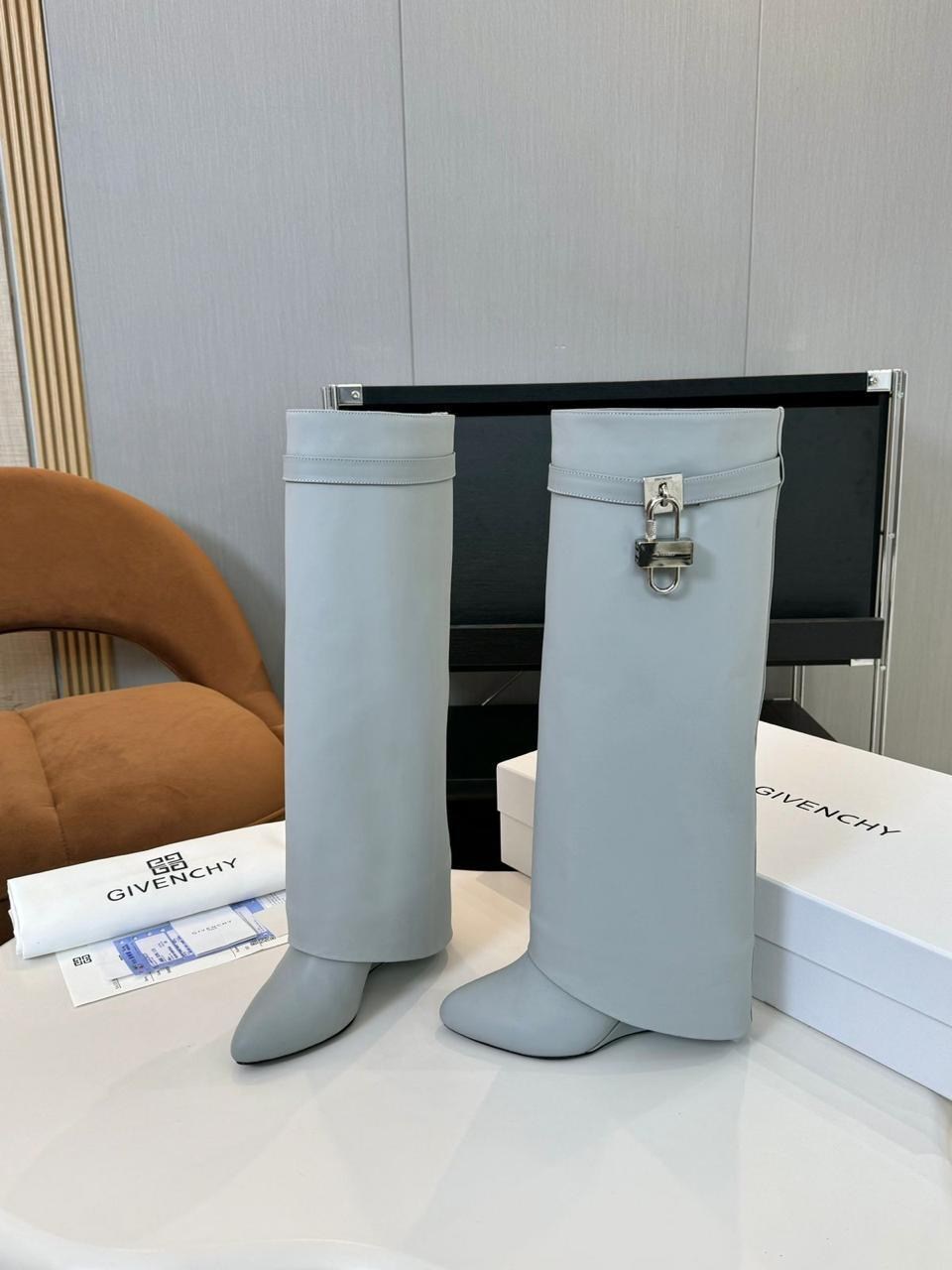 сапоги givenchy,сапоги givenchy shark lock,сапоги живанши,высокие сапоги,дживанши сапоги