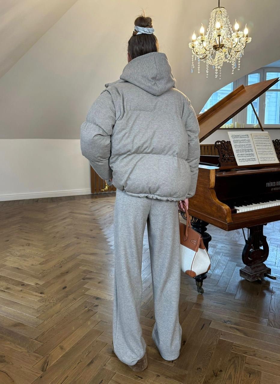 стильные костюмы,костюм тройка женский,серый костюм тройка,костюм тройка с курткой,костюм тройка