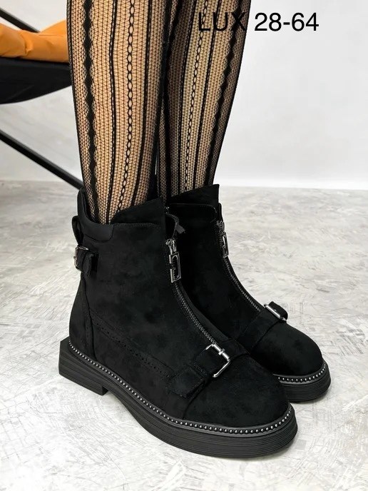 ,ботинки зимние замшевые,ботинки женские,ботинка,ботинки с двумя молниями