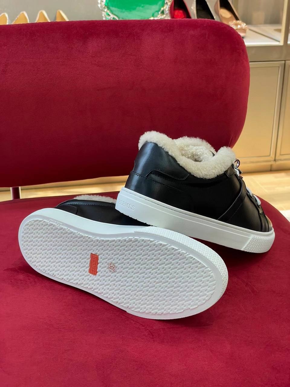 кроссовки на меху,кроссовки hermes женские,кеды зимние женские,кеды женские с мехом,кроссовки на меху зимние