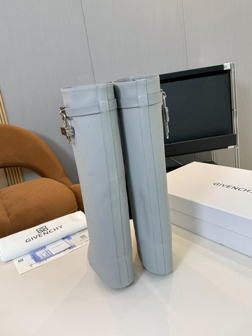 сапоги givenchy,сапоги givenchy shark lock,сапоги живанши,высокие сапоги,дживанши сапоги