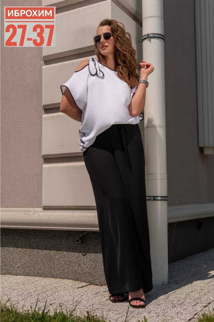 блуза,,белый брючный костюм,блузка прямого силуэта,блузка туника