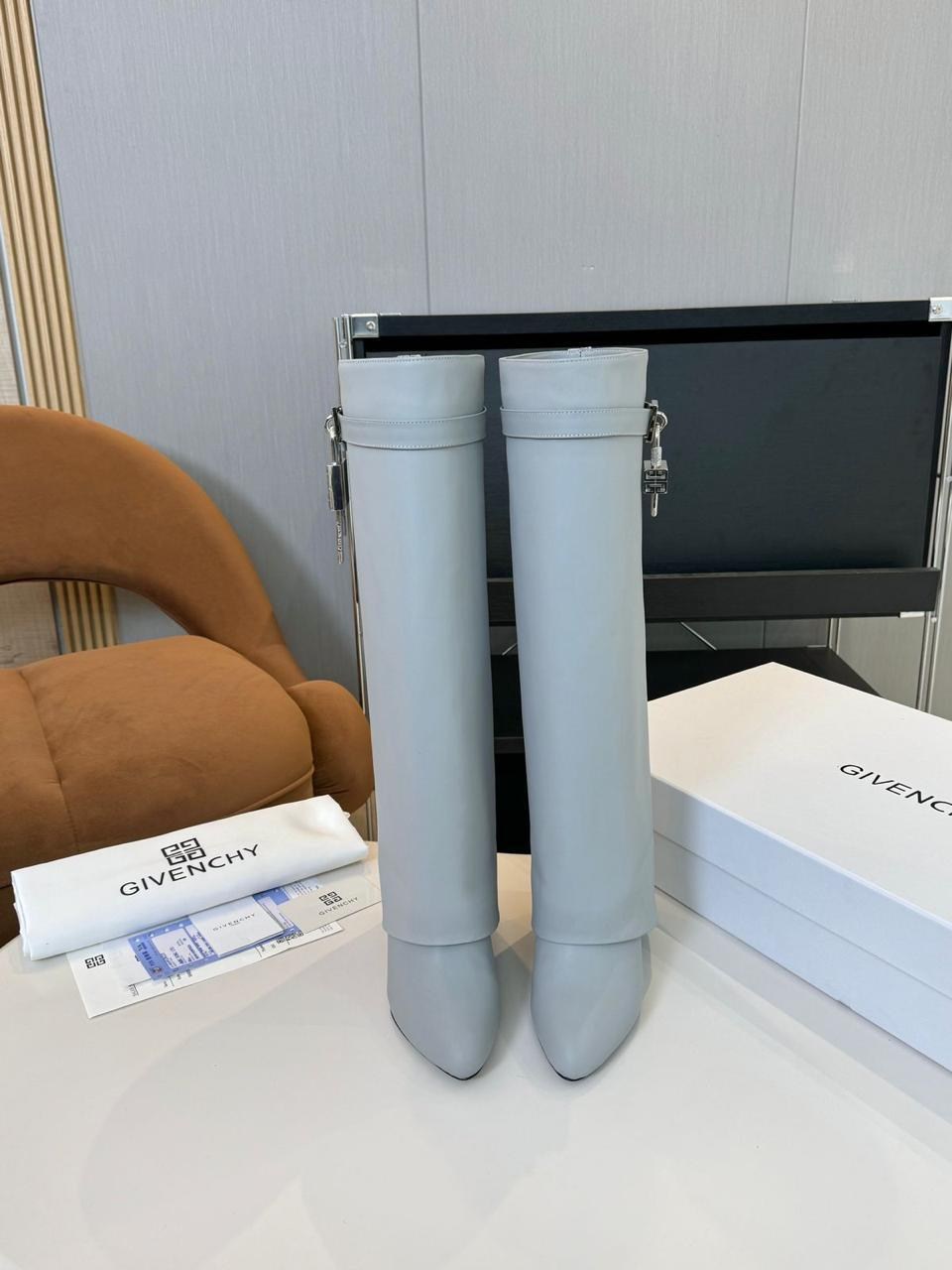 сапоги givenchy,сапоги givenchy shark lock,сапоги живанши,высокие сапоги,дживанши сапоги