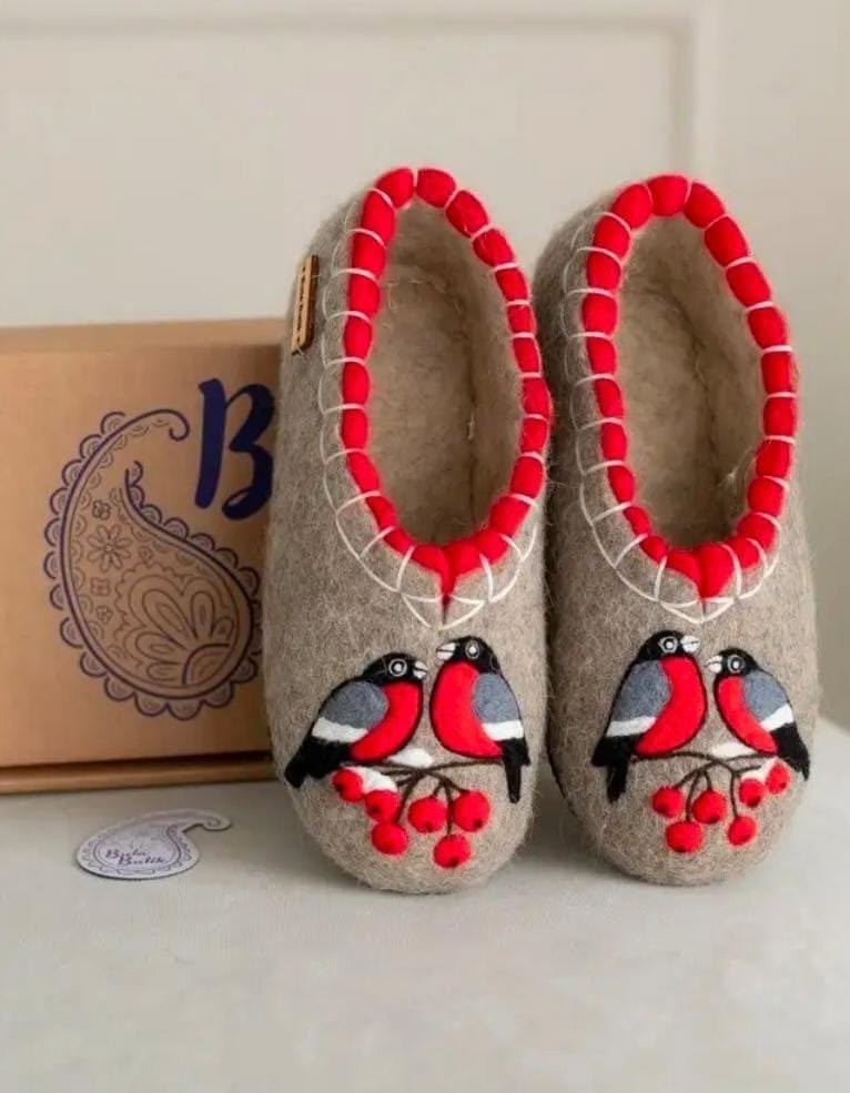 валяные тапочки,тапки-валенки для дома,тапочки из шерсти,тапочки топваленки,войлочные тапочки