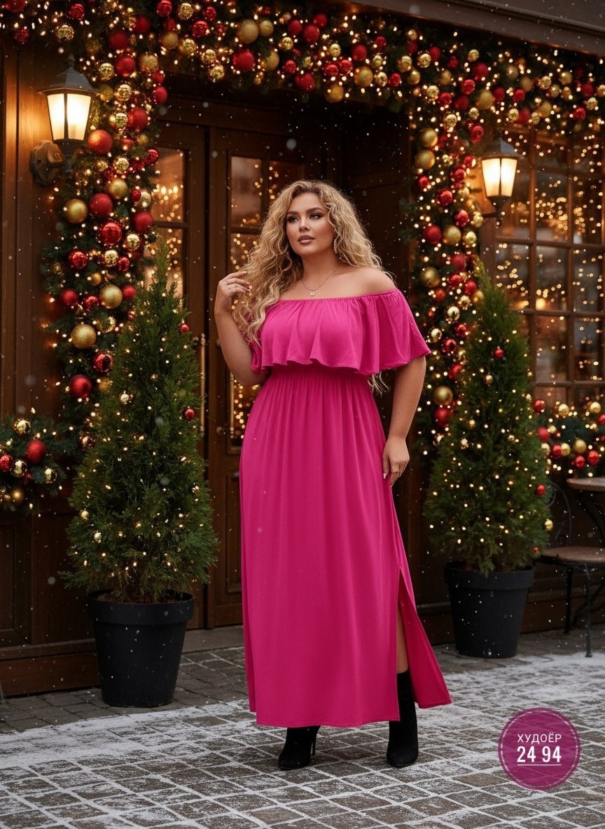 платье,платье для полных,платье большие размеры,платье длинное,малиновое платье