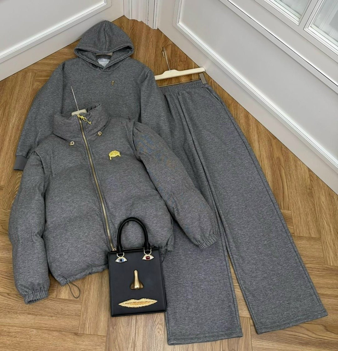 костюм тройка с курткой,стильная куртка,стильные костюмы,костюм тройка женский,костюм на флисе