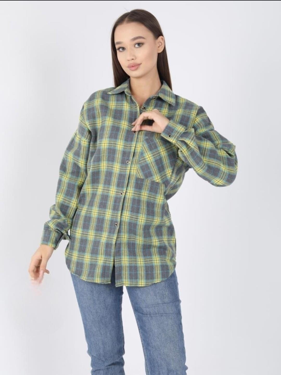 рубашка женская в клетку оверсайз,женская рубашка в клетку,женская рубашка,рубашка женская в клетку теплая,рубашка в клетку