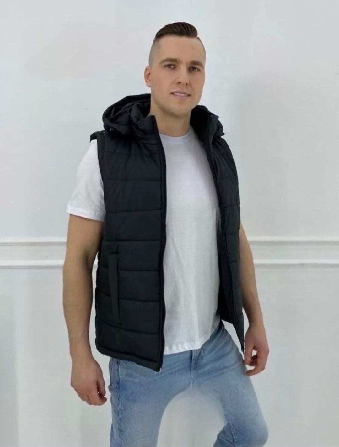безрукавка мужская,жилетка мужская,жилет мужской,жилет демисезонный,мужская жилетка утепленная