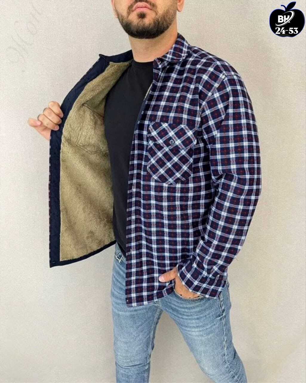 рубашка на меху,рубашка теплая на флисе,рубашка на флисе,мужская мода,мужская клетчатая рубашка