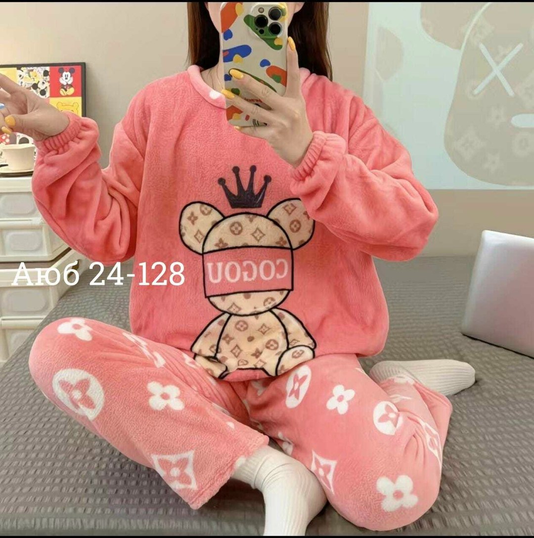 теплая пижама,теплая пижама женская,домашняя одежда пижама,пижамы для женщин,женская пижама