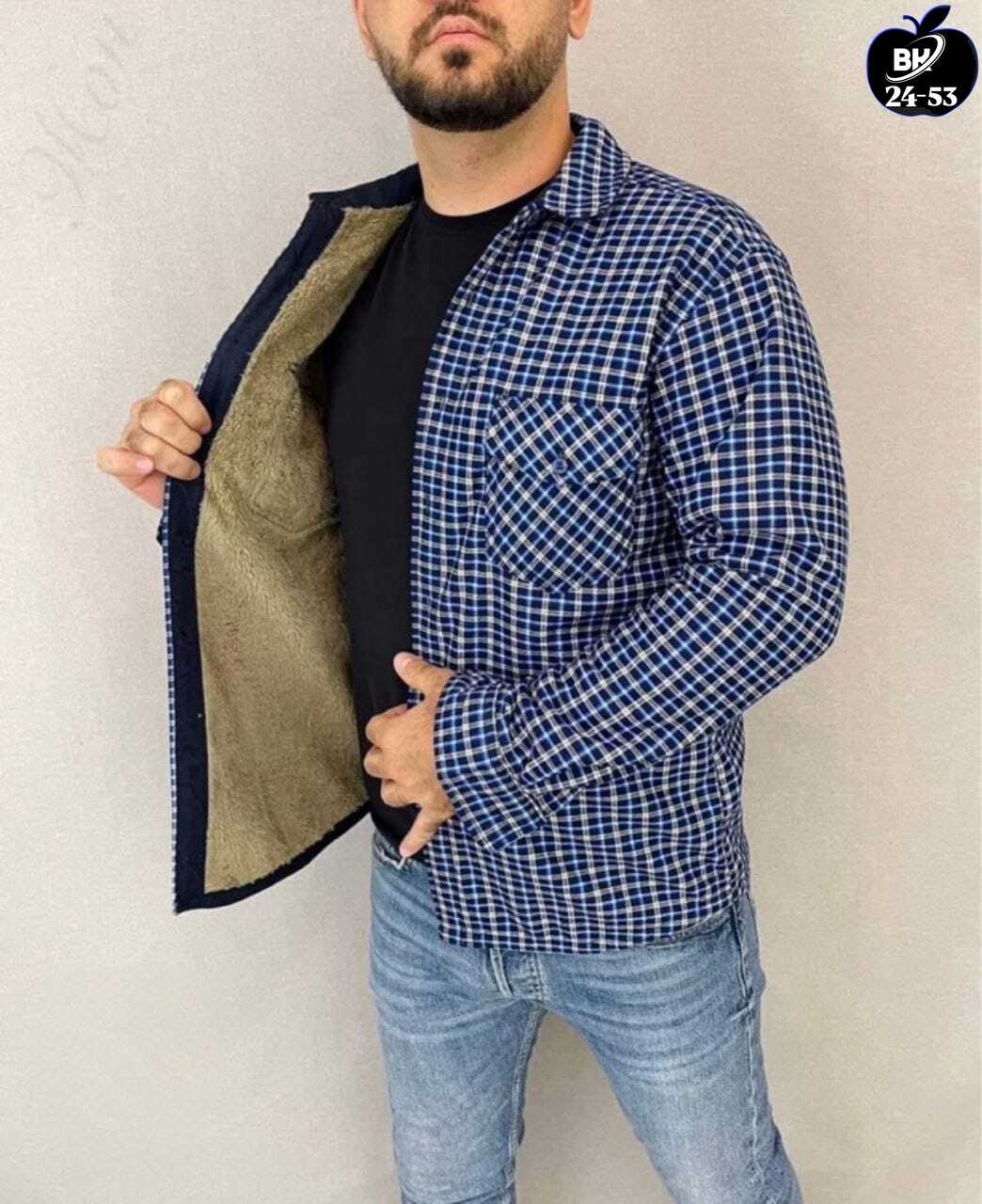 рубашка на меху,рубашка теплая на флисе,рубашка на флисе,мужская мода,мужская клетчатая рубашка