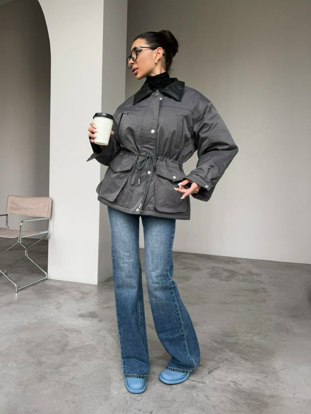 демисезонная куртка,куртка женская демисезонная,стильная куртка,куртка с поясом,женская куртка