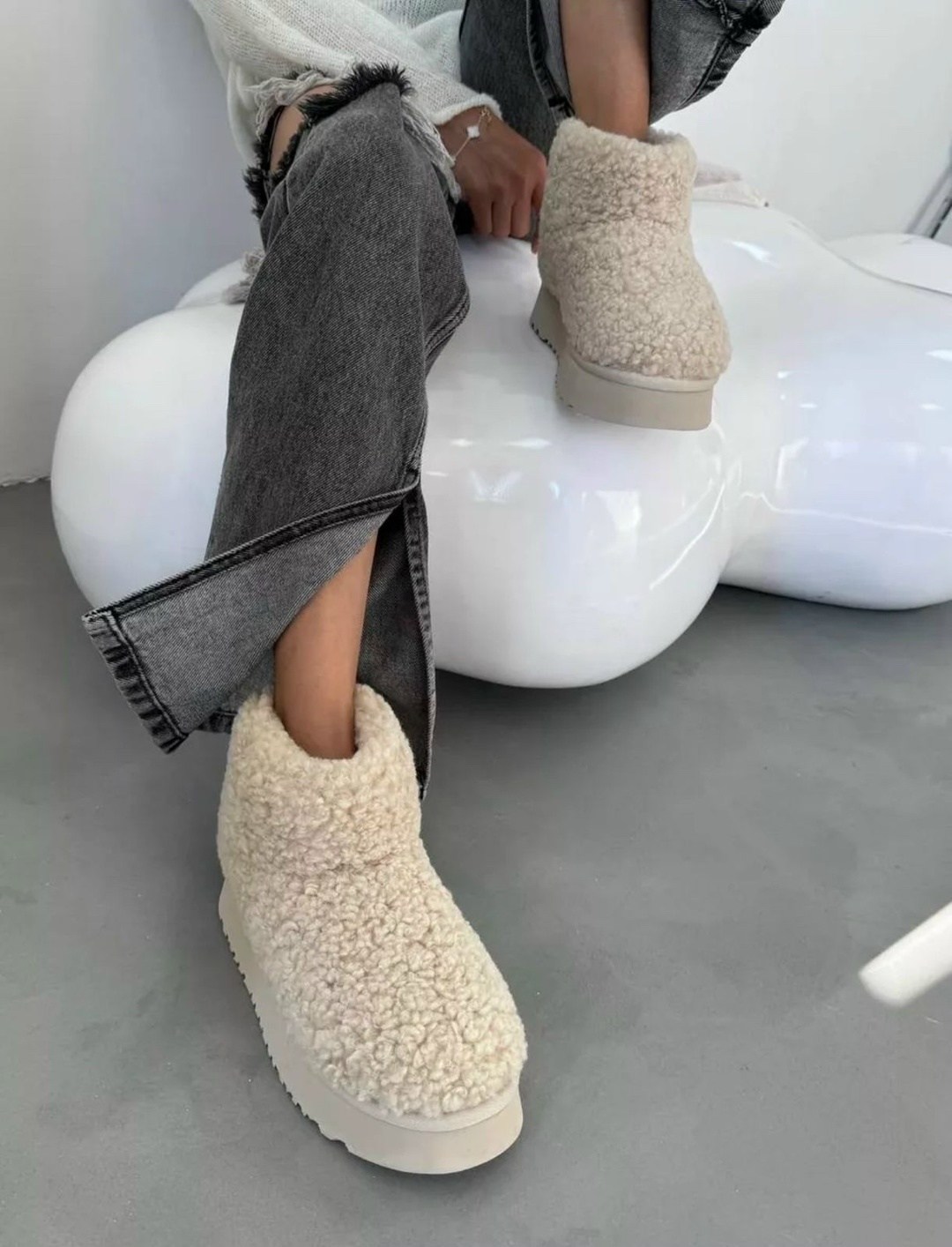 угги женские,зимние угги,зимние угги на платформе,женская ,теплая