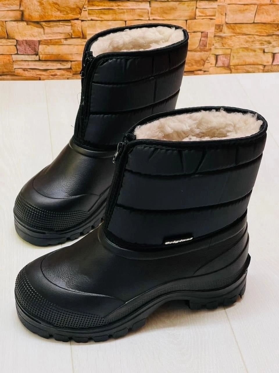 сапоги резиновые мужские утепленные,зимние мужские сапоги,,зимняя ,молодёжные сапоги мужские зимние 45 размер