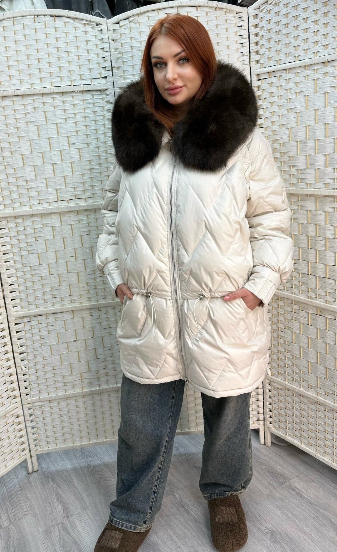 стильные пуховики,пуховики с мехом,пуховик утепленный,женские пуховики,пуховик бежевый