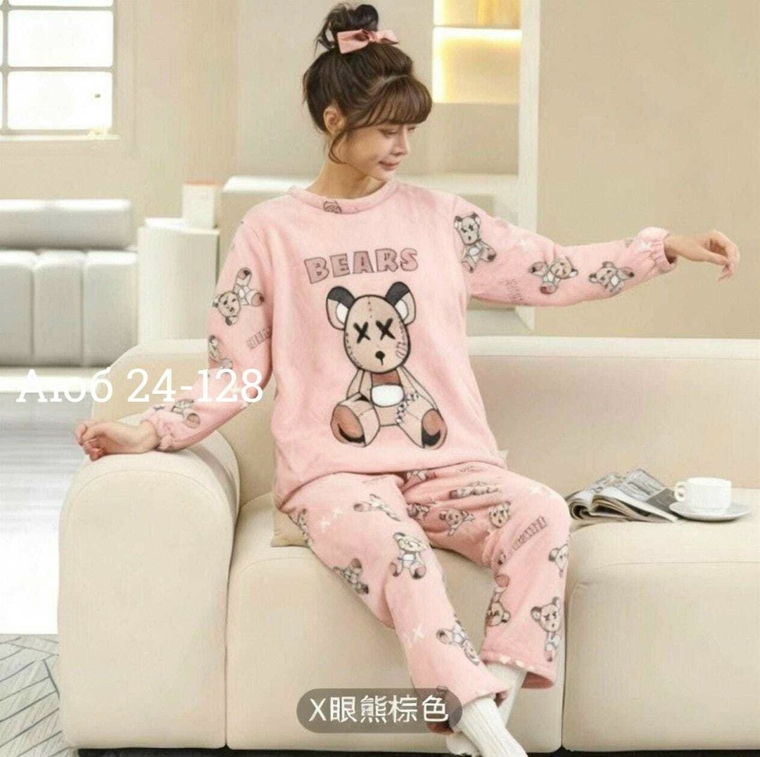 теплая пижама,теплая пижама женская,домашняя одежда пижама,пижамы для женщин,женская пижама